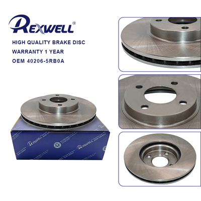 40206-5RB0A Disco de freio dianteiro Rexwell para Nissan Kicks